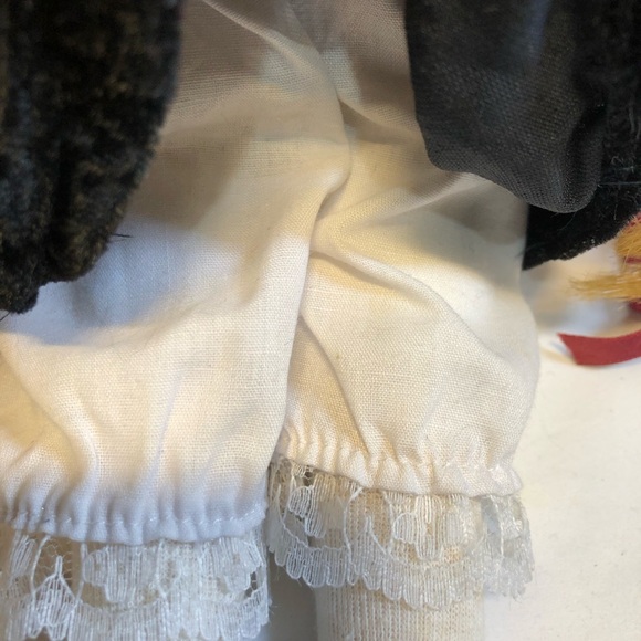 Vintage Porcelain Doll Plaid Tartan Dress - Picture 6 of 15